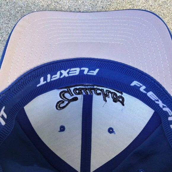 YUPOONG UCSB UC Santa Barbara Gauchos Fitted Hat Men's S/M Blue Embroidered Cap - Picture 4 of 5